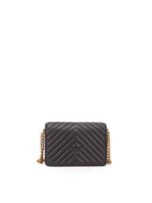 Borsa Mini Love Click Chevron Nero PINKO | 100067 A0GKZ99Q